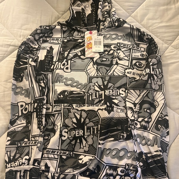 Drill Clothing Co. Other - Oh Snap Graphic Comic pull over hoodie
